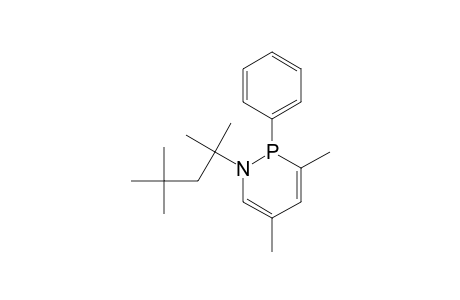 1,2-Azaphosphorine, 1,2-dihydro-3,5-dimethyl-2-phenyl-1-(1,1,3,3-tetramethylbutyl)-