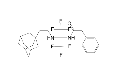 N-[1-(2-Adamantan-1-yl-ethylamino)-2,2,2-trifluoro-1-trifluoromethyl-ethyl]-2-phenyl-acetamide