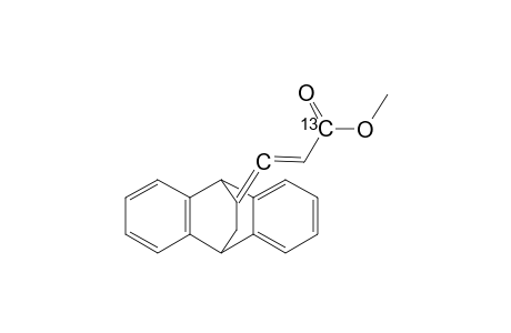 Methyl 3-(9',10'-dihydro-9',10'-ethanoanthracene-11'-ylidene)-[1-13C]-prop-2-enoate