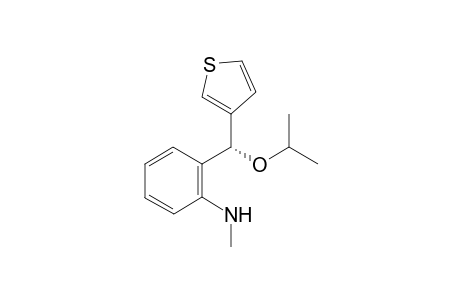 (R)-2-(Isopropoxy(thiophen-3-yl)methyl)-N-methylaniline