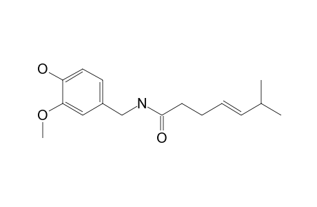 (E)-6-methyl-N-vanillyl-hept-4-enamide