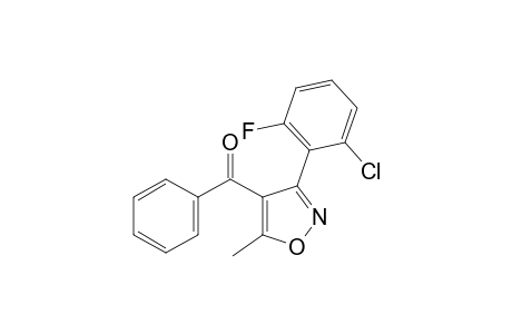 3-(2-chloro-6-fluorophenyl)-5-methyl-4-isoxazolyl phenyl ketone