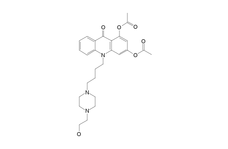 10-[4-[4-(2-HYDROXY-ETHYL)-PIPERAZIN-1-YL]-BUTYL]-9-OXO-9,10-DIHYDRO-ACRIDINE-1,3-DIYL-DIACETATE