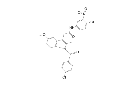 4'-chloro-1-(p-chlorobenzoyl)-5-methoxy-2-methyl-3'-nitroindole-3-acetanilide