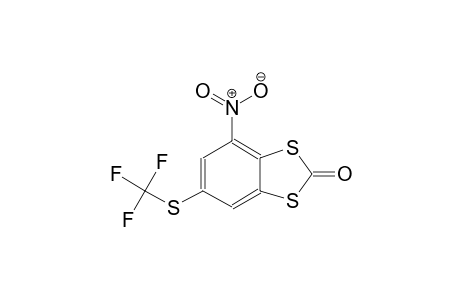 4-Nitro-6-(trifluoromethylsulfanyl)-1,3-benzodithiol-2-one