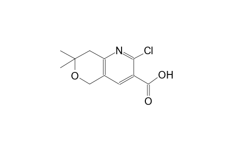 2-chloro-7,7-dimethyl-7,8-dihydro-5H-pyrano[4,3-b]pyridine-3-carboxylic acid