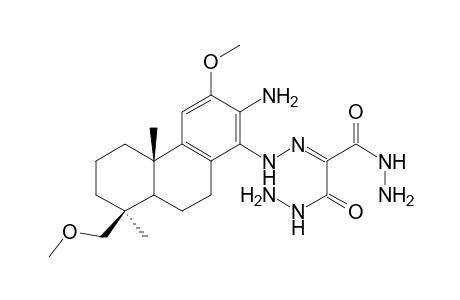 13-AMINO-12,19-DIMETHOXYPODOCARPA-8,11,13-TRIEN-14-YLHYDRAZONOMALONOHYDRAZIDE