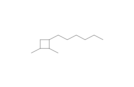 1-Hexyl-2,3-dimethylcyclobutane