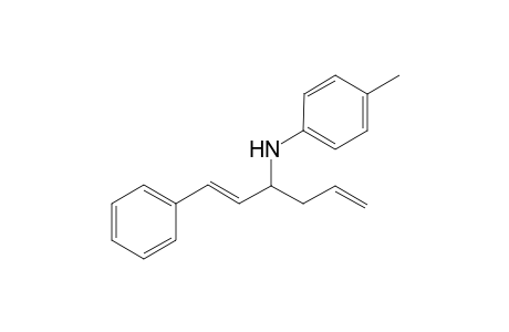 (E)-N-[1-(2-Phenylethenyl)buten-3-yl]-N-(p-methylphenyl)-amine