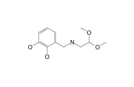 2-[N-(2,3-Dihydroxybenzyl)amino]acetaldehyde dimethyl acetal hydrochloride