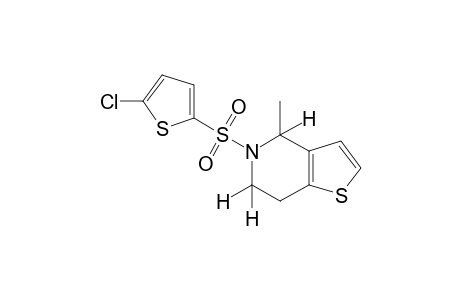 5-[(5-chloro-2-thieno)sulfonyl]-4-methyl-4,5,6,7-tetrahydrothieno[3,2-c]pyridine