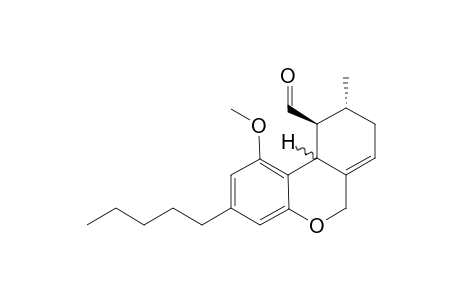 (1S/R,13S,14R)-3-Methoxy-13-methyl-5-pentyl-8-oxatricyclo[4.8.1.0(1,10).0(2,7)]tetradeca-2,4,6,10-tetraene-14-carbaldehyde