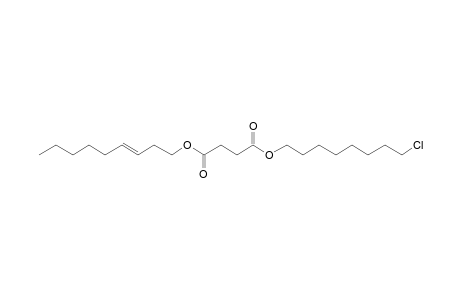 Succinic acid, 8-chlorooctyl non-3-en-1-yl ester