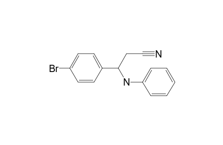 3-Anilino-3-(4-bromophenyl)propanenitrile