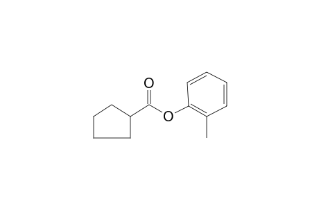 Cyclopentanecarboxylic acid, 2-methylphenyl ester