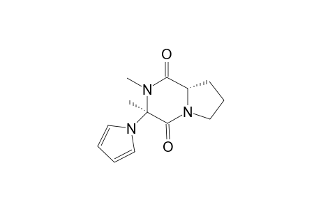 3,4-Dimethyl-3-(pyrrolyl)-2,5-dioxopiperazine