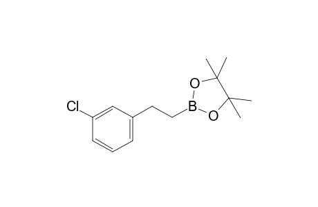 2-(3-Chlorophenyl)ethylboronic acid pinacol ester