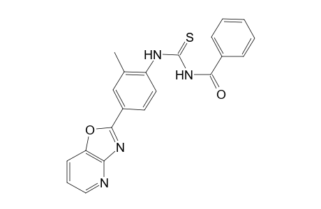 N-benzoyl-N'-(2-methyl-4-[1,3]oxazolo[4,5-b]pyridin-2-ylphenyl)thiourea