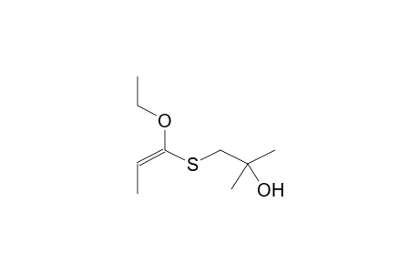 1-ETHOXY-1-(2-HYDROXY-2-METHYLPROPYLTHIO)PROPENE