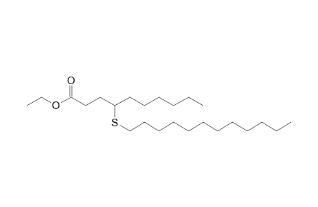Ethyl 4-(dodecylthio)decanoate