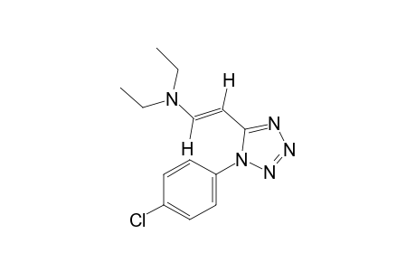 trans-1-(p-chlorophenyl)-5-[2-(diethylamino)vinyl]-1H-tetrazole