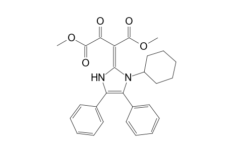 Dimethyl 3-(1-cyclohexyl-2,3-dihydro-4,5-diphenyl-1H-imidazol-2-ylidenre)-2-oxobutanedioate