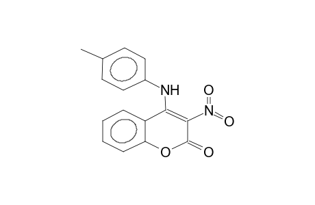 4-[(4-METHYLPHENYL)-AMINO]-3-NITRO-2H-CHROMEN-2-ONE