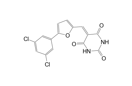 5-{[5-(3,5-dichlorophenyl)-2-furyl]methylene}-2,4,6(1H,3H,5H)-pyrimidinetrione