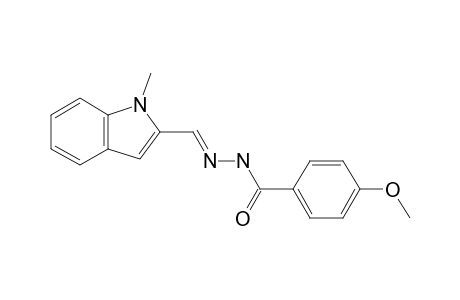 p-anisic acid, [(1-methylindol-2-yl)methylene]hydrazide