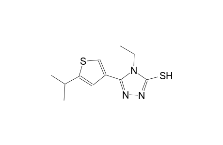 4-ethyl-5-(5-isopropyl-3-thienyl)-4H-1,2,4-triazole-3-thiol