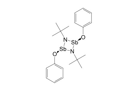 TRANS-1,3-DI-TERT.-BUTYL-2,4-DIPHENOXY-1,2,3,4-DIAZADISTIBETIDINE