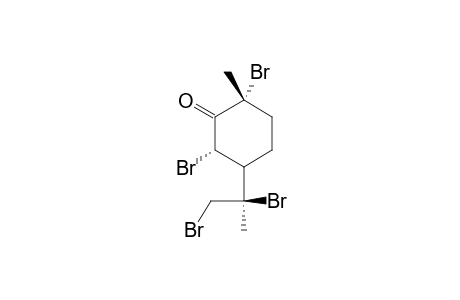 (1R,3S,4R,8R)-1,3,8,9-TETRABROMO-P-MENTHAN-2-ONE