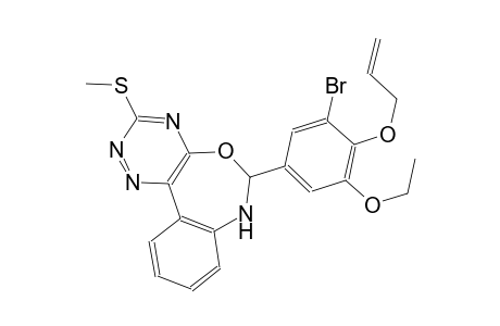 6-[4-(allyloxy)-3-bromo-5-ethoxyphenyl]-3-(methylsulfanyl)-6,7-dihydro[1,2,4]triazino[5,6-d][3,1]benzoxazepine