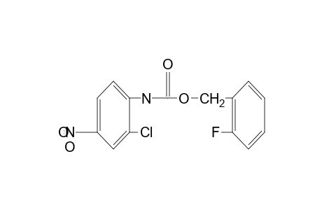 2-chloro-4-nitrocarbanilic acid, o-fluorobenzyl ester