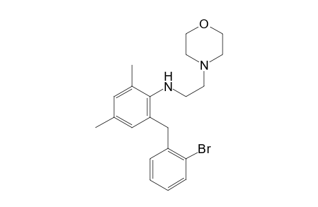 2-(2-Bromobenzyl)-4,6-dimethyl-N-(2-morpholinoethyl)aniline