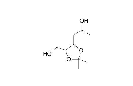 1,3-Dioxolane, 2,2-dimethyl-4-hydroxymethyl-5-(2-hydroxypropyl)-