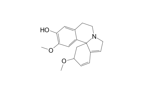 Erythrinan-16-ol, 1,2,6,7-tetradehydro-3,15-dimethoxy-, (3.beta.)-