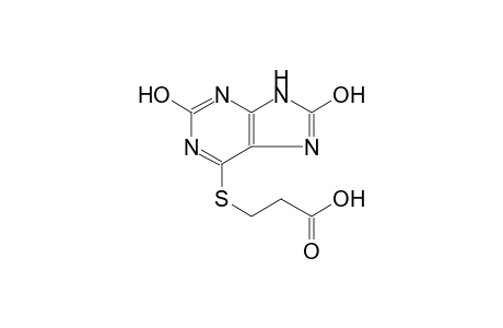 3-[(2,8-dihydroxy-9H-purin-6-yl)sulfanyl]propanoic acid