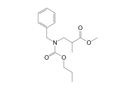 N-Benzyl-N-(N-propyloxycarbonyl)-2-methyl-.beta.-alanine, methyl ester