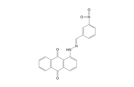 m-NITROBENZALDEHYDE, (1-ANTHRAQUINONYL)HYDRAZONE