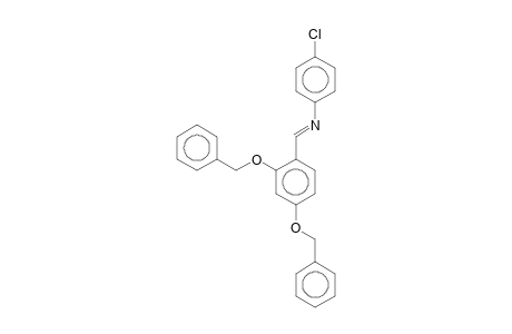 4-Chlorobenzene, 2,4-dibenzyloxybenzylidenamino-