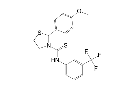 2-(4-methoxyphenyl)-N-[3-(trifluoromethyl)phenyl]-1,3-thiazolidine-3-carbothioamide