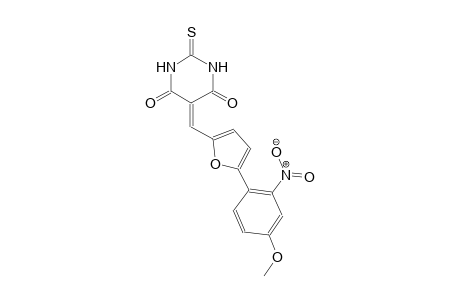 5-{[5-(4-methoxy-2-nitrophenyl)-2-furyl]methylene}-2-thioxodihydro-4,6(1H,5H)-pyrimidinedione