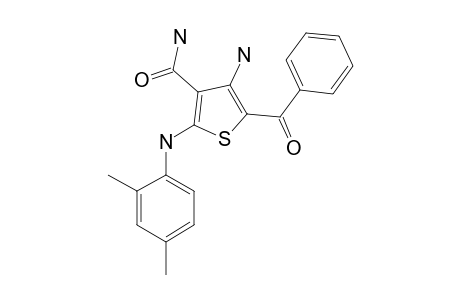 4-amino-5-benzoyl-2-(2,4-xylidino)-3-thiophenecarboxamide