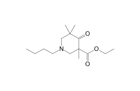 Ethyl 1-butyl-3,5,5-trimethyl-4-oxopiperidine-3-carboxylate