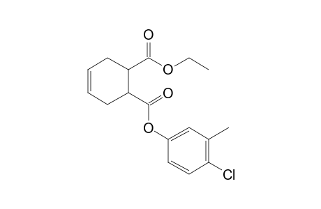 cis-Cyclohex-4-en-1,2-dicarboxylic acid, 4-chloro-3-methylphenyl ethyl ester