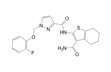 N-[3-(aminocarbonyl)-4,5,6,7-tetrahydro-1-benzothien-2-yl]-1-[(2-fluorophenoxy)methyl]-1H-pyrazole-3-carboxamide