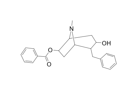 8-Azabicyclo[3.2.1]octane-3,6-diol, 8-methyl-2-(phenylmethyl)-, 6-benzoate