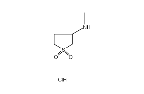 N-methyltetrahydro-3-thiophenamine, 1,1-dioxide, hydrochloride