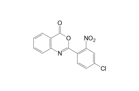2-(4-chloro-2-nitrophenyl)-4H-3,1-benzoxazin-4-one